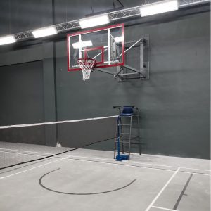 Basketball post_wall mounted
